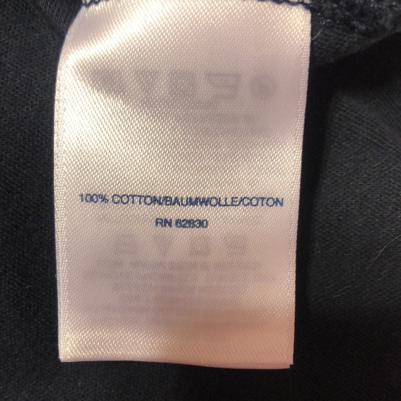 100% Cotton Navy Blue Lands End Peter Pan Collar Uniform Shirt - Picture 5 of 5